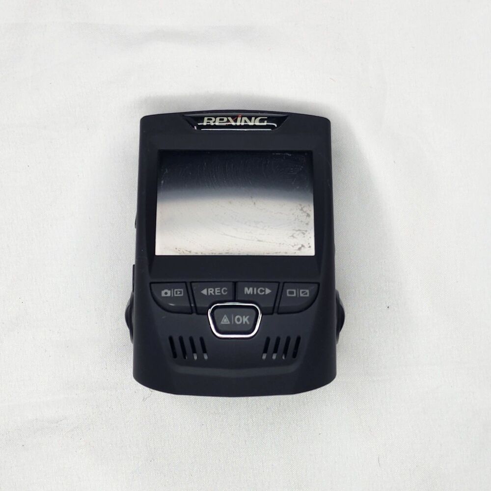 Car Dash Camera Rexing Black LCD Screen 1080p Full HD Front & Rear Universal